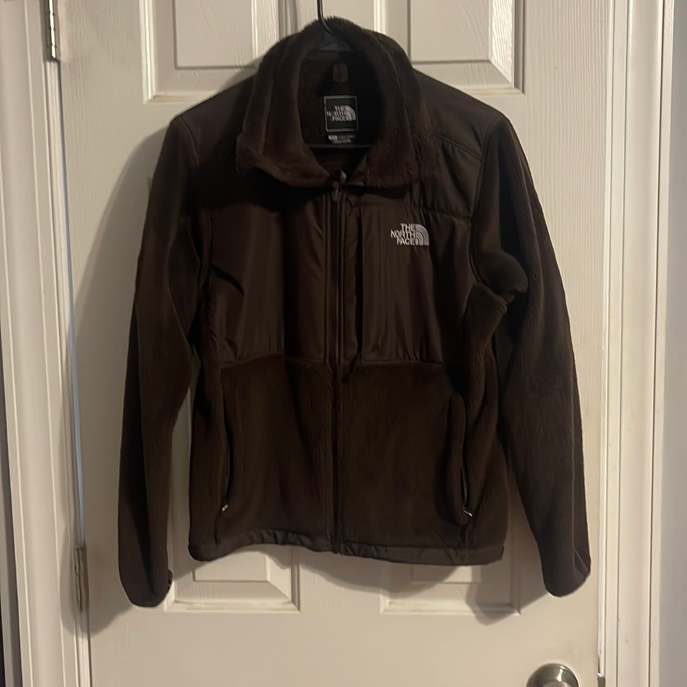 Brown north face jacket
